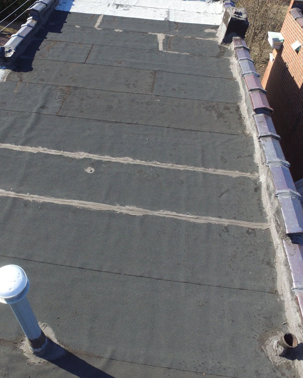 damaged commercial roof